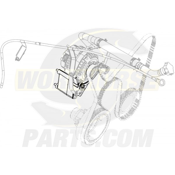 W0003928  -  Bracket Asm - Generator & Drive Belt Tensioner 